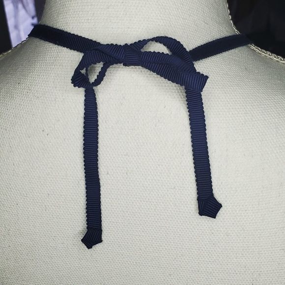CrewCuts J. Crew Navy Ribbon Pearl Necklace - Picture 5 of 5